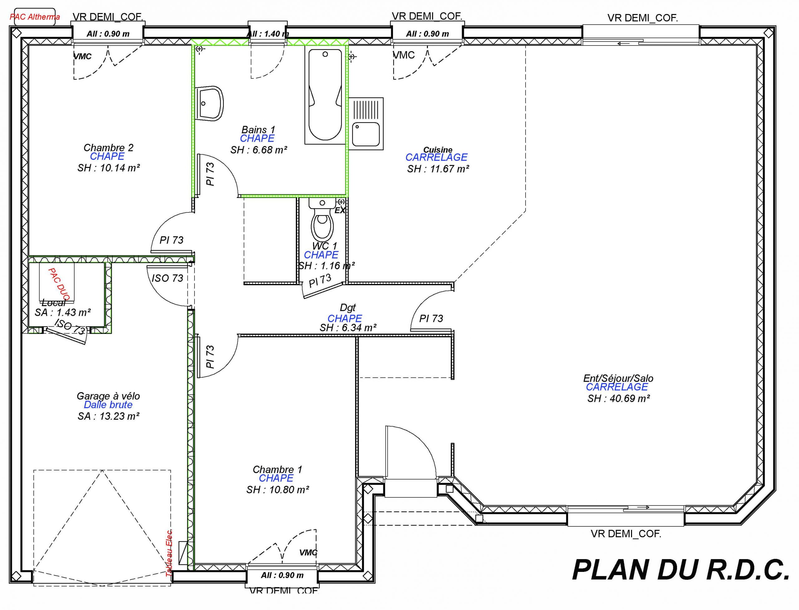 Constructeur maisons individuelles Bayeux-LOUNGE-AXCESS 2CH+GI 87 M²-3