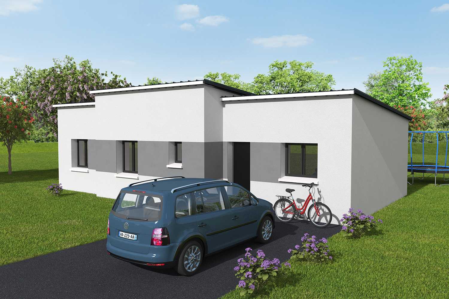 Constructeur maisons individuelles Lisieux-Confort 3CH 80 M² P2627