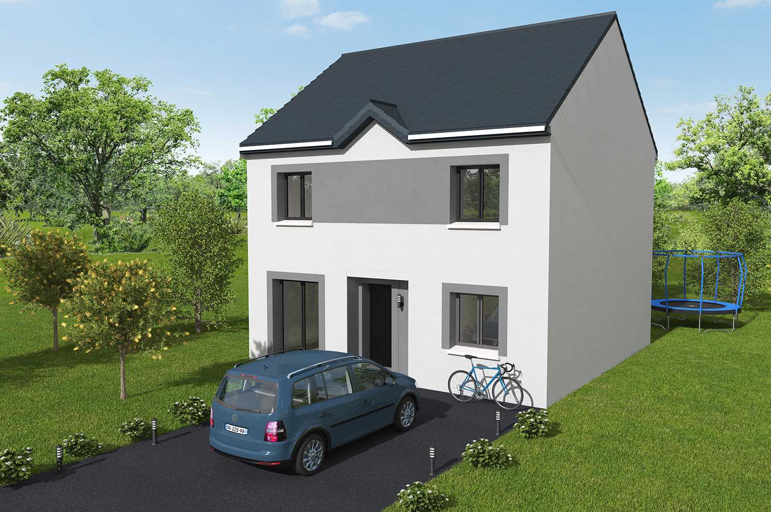 Construction maisons individuelles Caen-LOVE 5CH 113 M² P2628